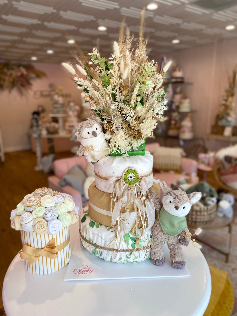 Green Dried Floral + Bouquet