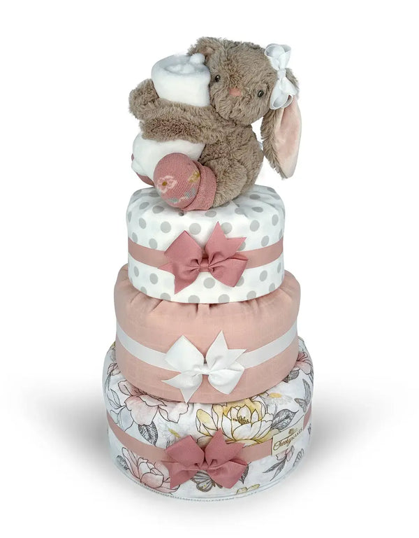 brown bunny diaper cake