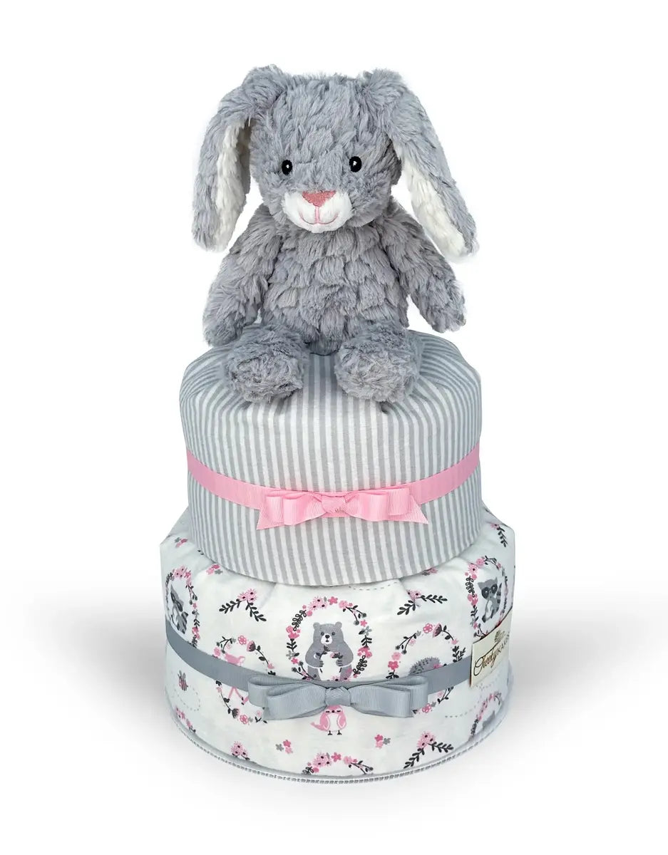 Bunny Diaper Cake - Hazel | Shop - Cheeky Kakes – CheekyKakes