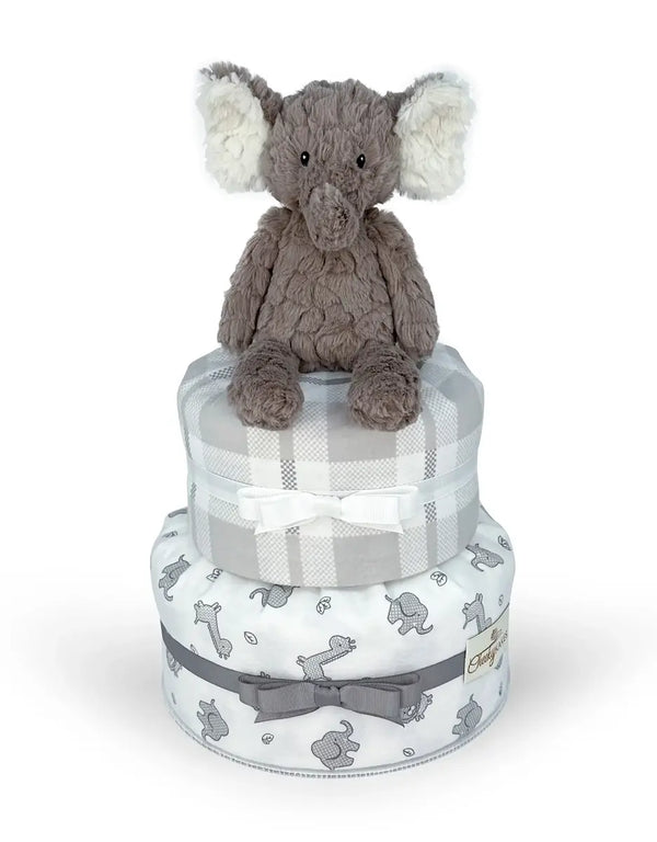 elephant diaper cake