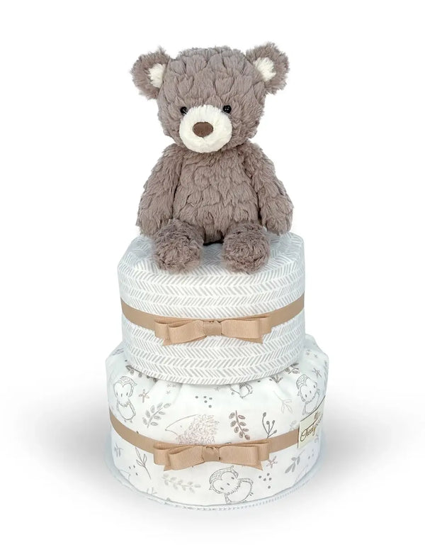 bear diaper cake