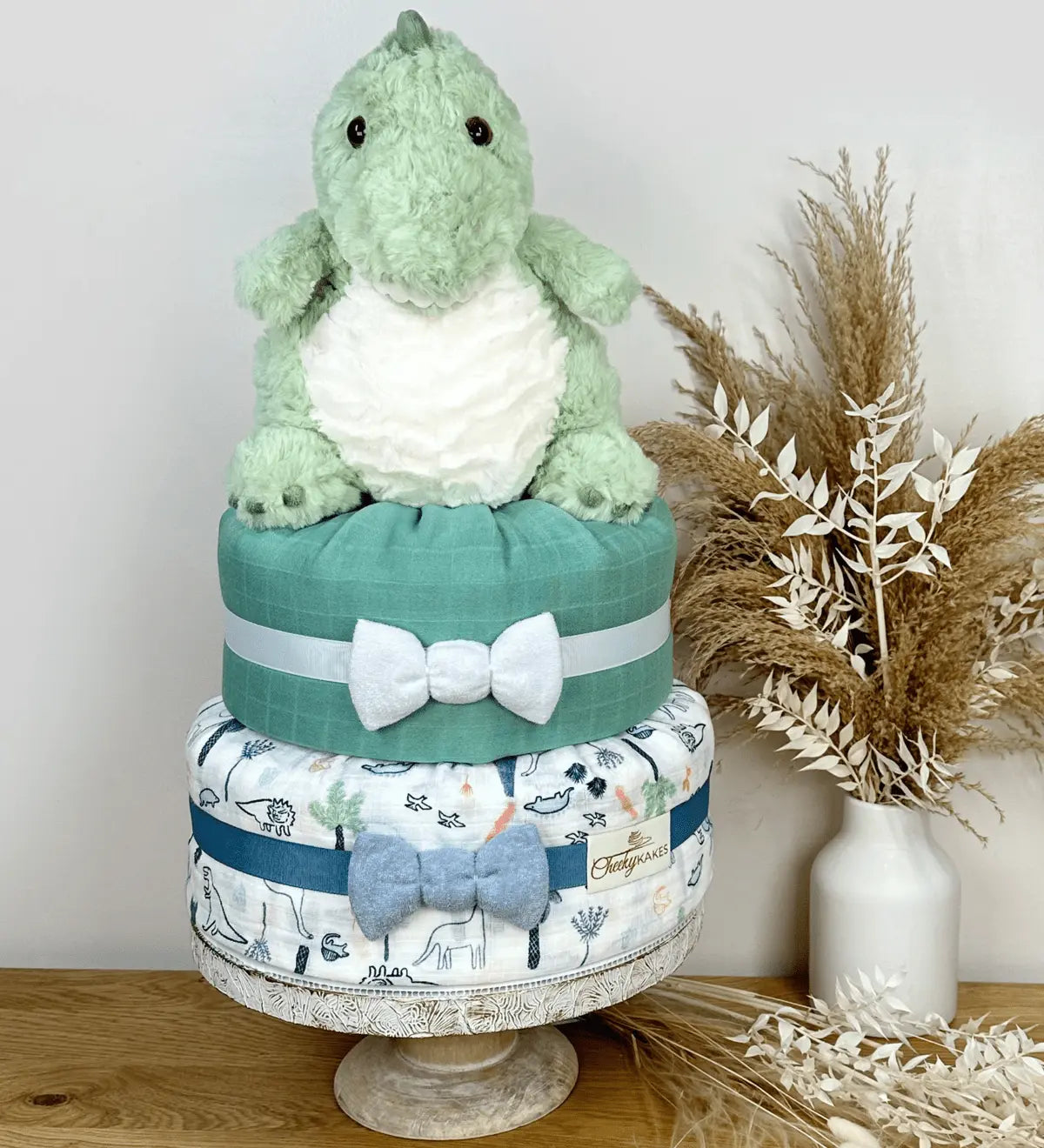 Diaper Cake Dinosaur - Rhys | Shop - Cheeky Kakes – CheekyKakes display picture 1