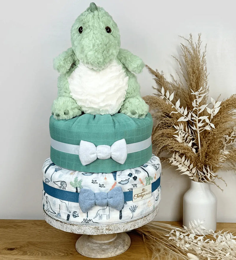 diaper cake dinosaur