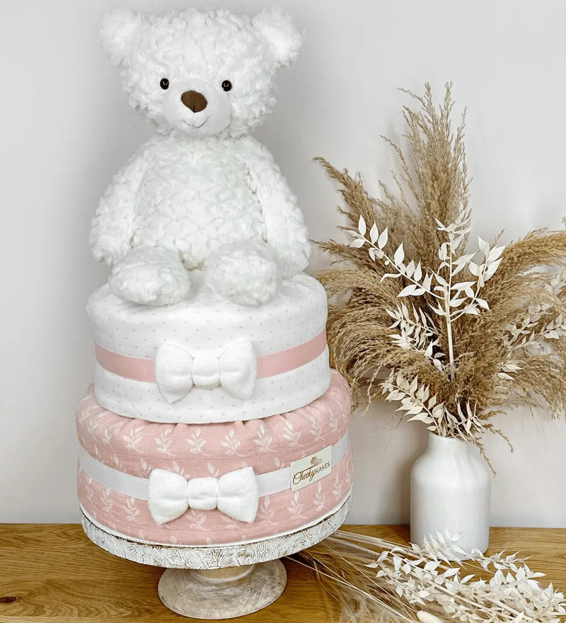 teddy bear diaper cake