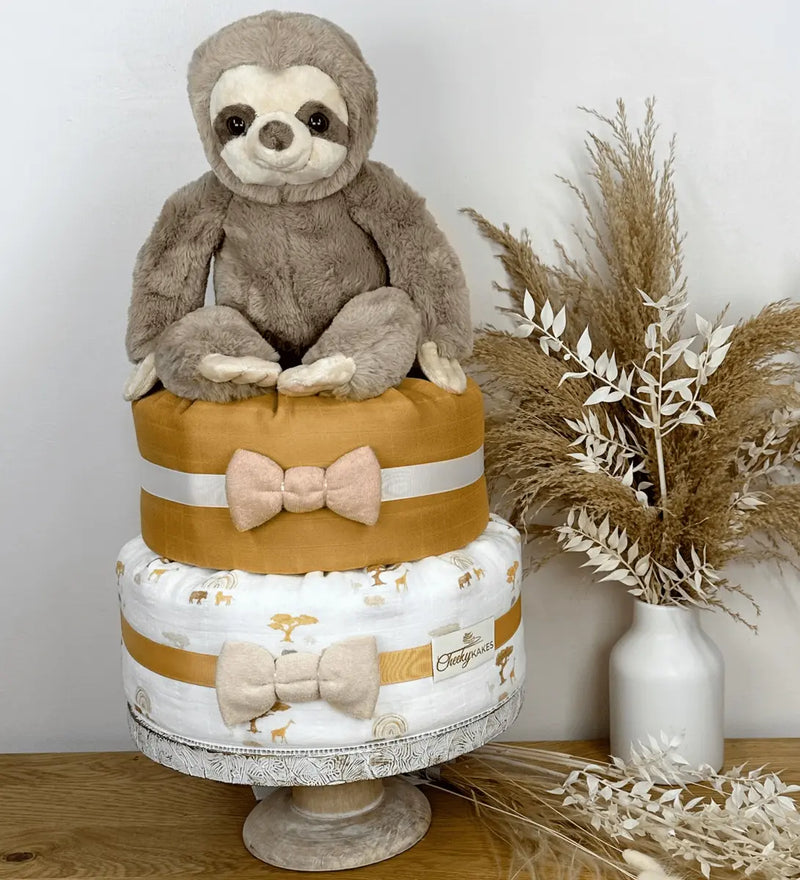 safari diaper cake