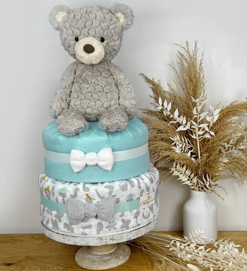 Diaper Teddy Bear Teddy Bear Diaper Baby Shower Diaper Cake